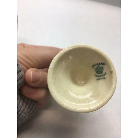 VINTAGE Coalport CHINA Indian Tree Pattern SET OF TWO Egg Cups ROUND Base - Picture 3 of 8